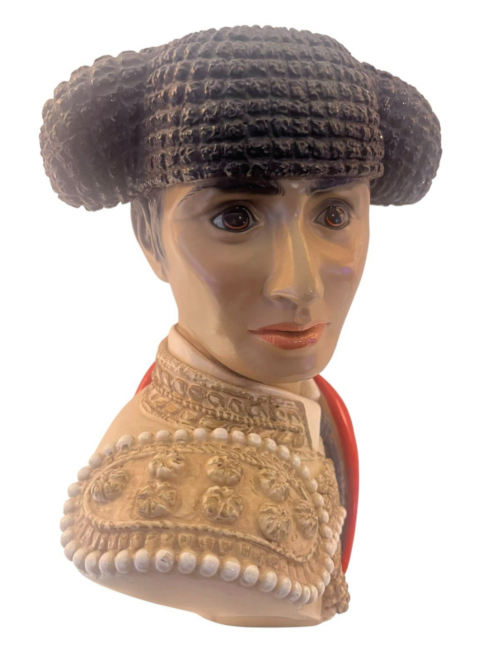 Vintage MCM Chalkware Matador Bust Marwal by Brower 1966 Spanish Bull Fighter